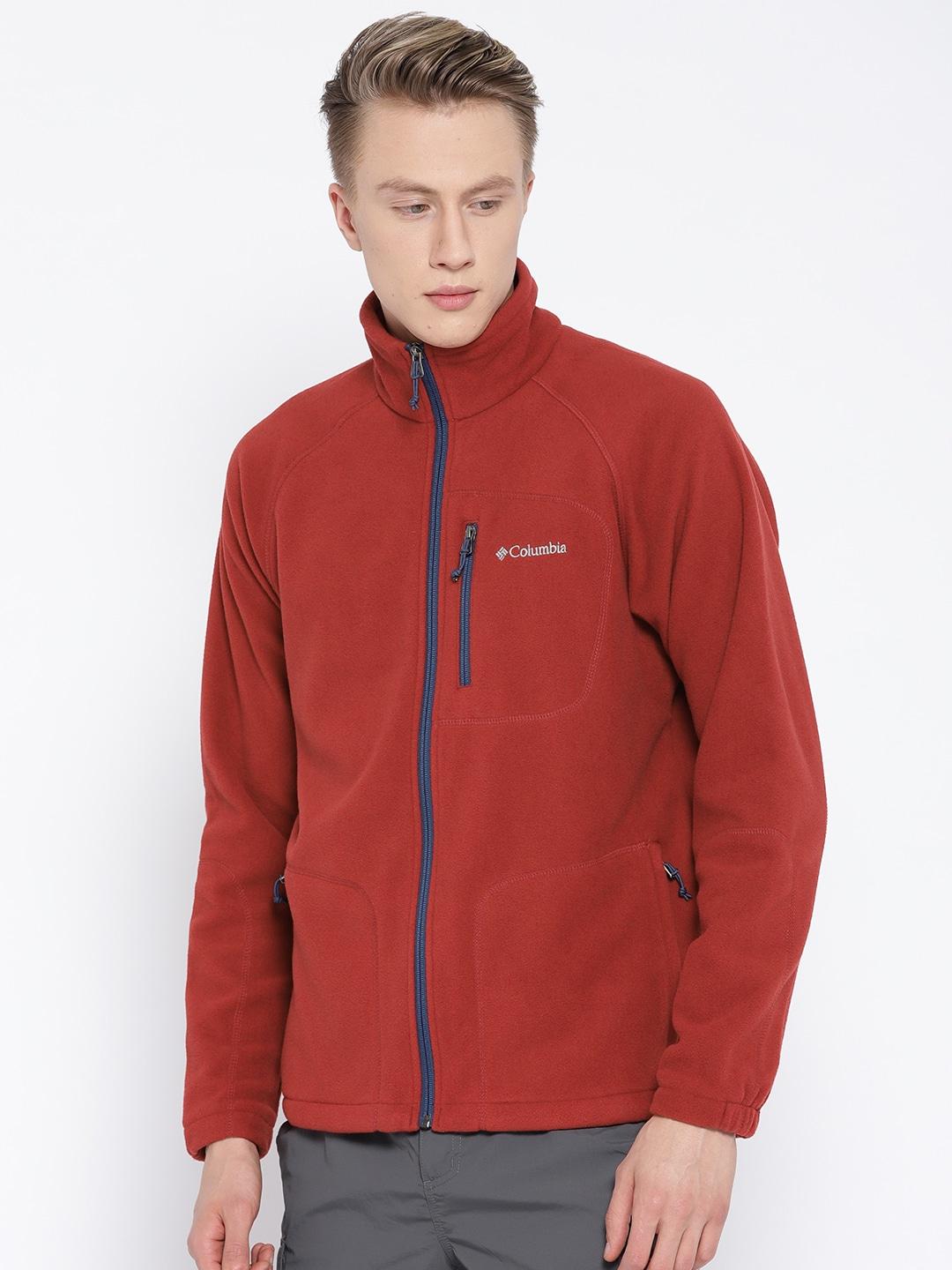 Columbia Men Purple Fast Trek II Full Zip Fleece