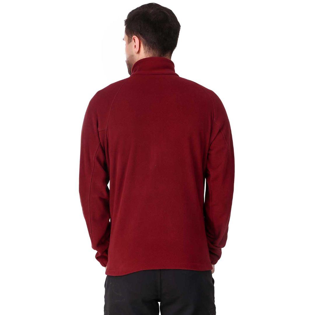 Columbia Men Red Fast Trek II Full Zip Fleece