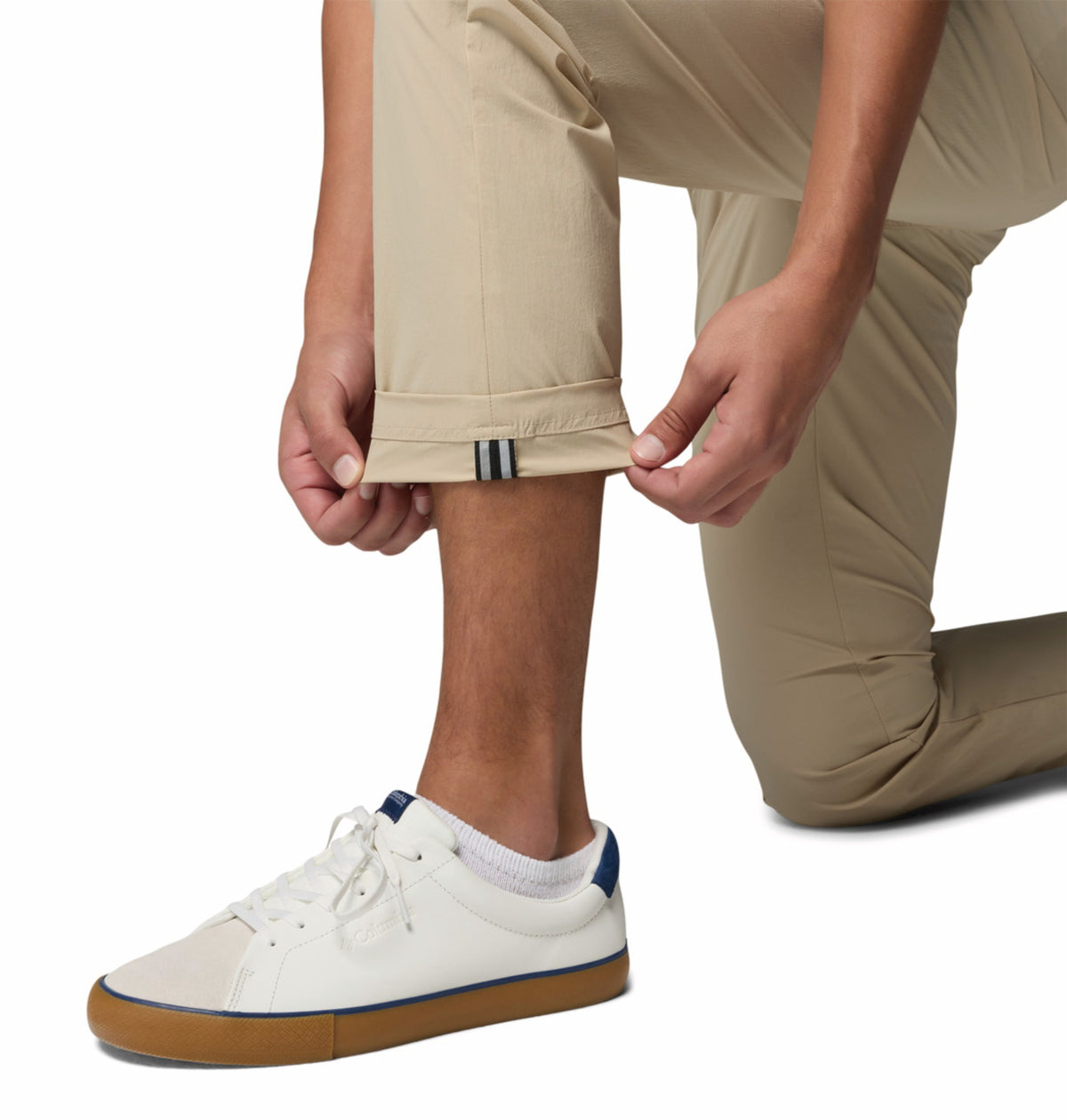 Columbia Men Beige Omni-Freeze ROC Lite Plus Size Chino Pant