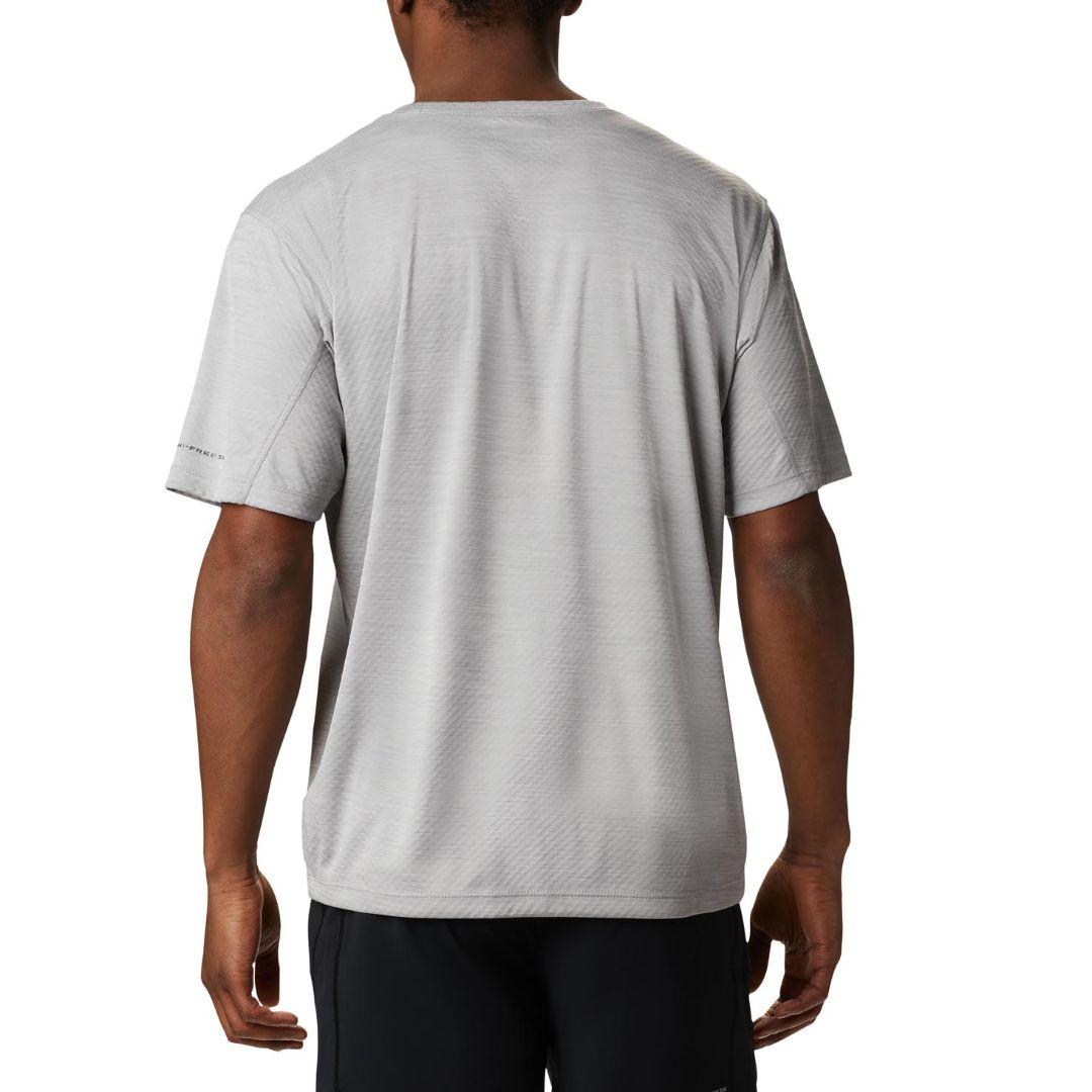 Columbia Men Grey Zero Rules Short Sleeve Shirt (Sun Protection)