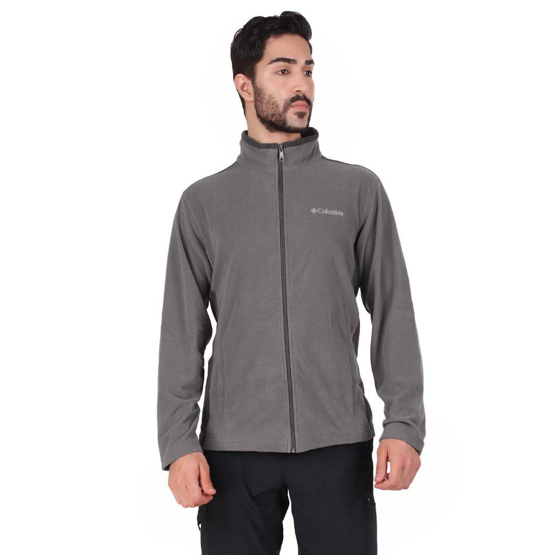 Columbia Men Grey Klamath Range Full Zip (Sun Protection)