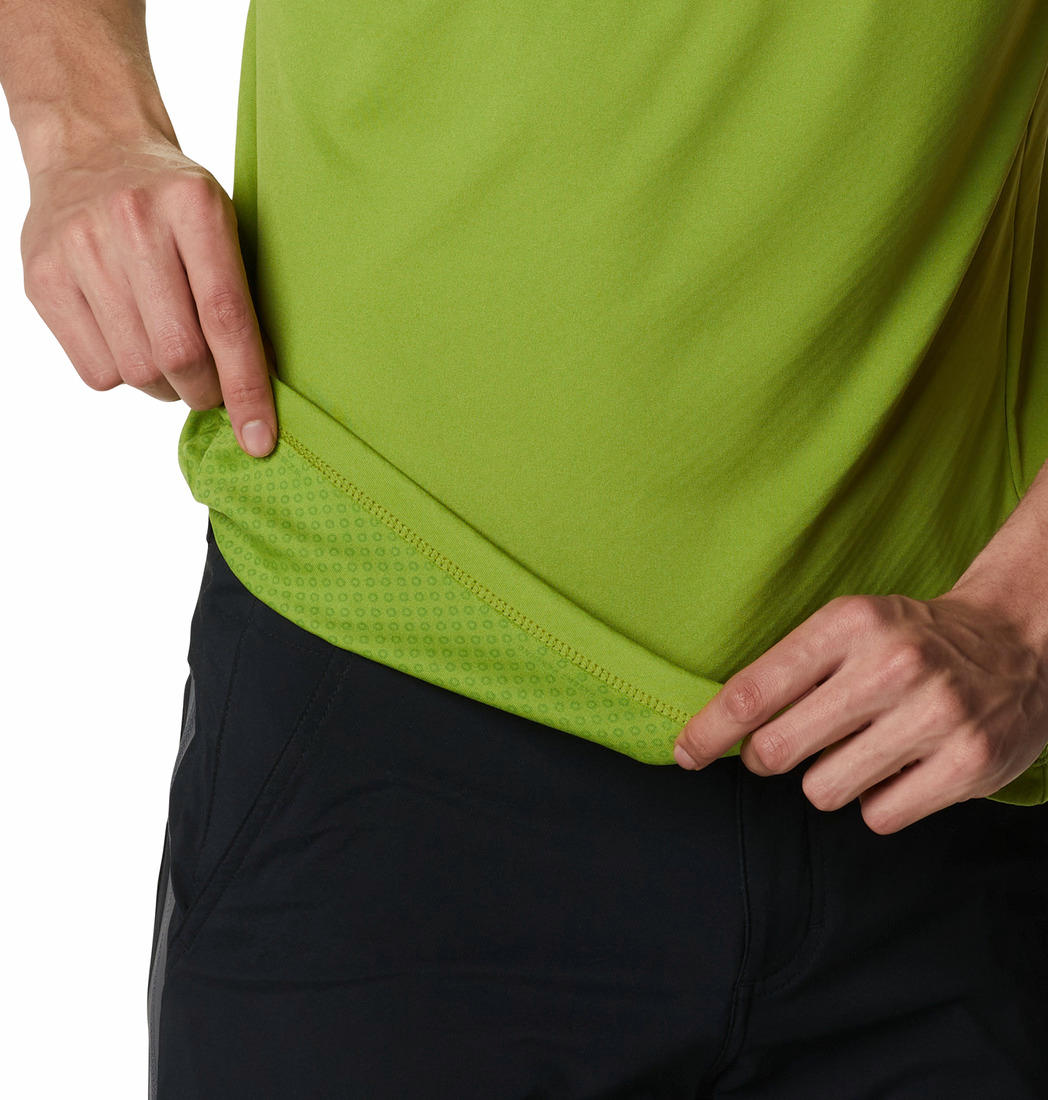 Columbia Men’s Green Zero Rules Short Sleeve Graphic Shirt with Sun Protection