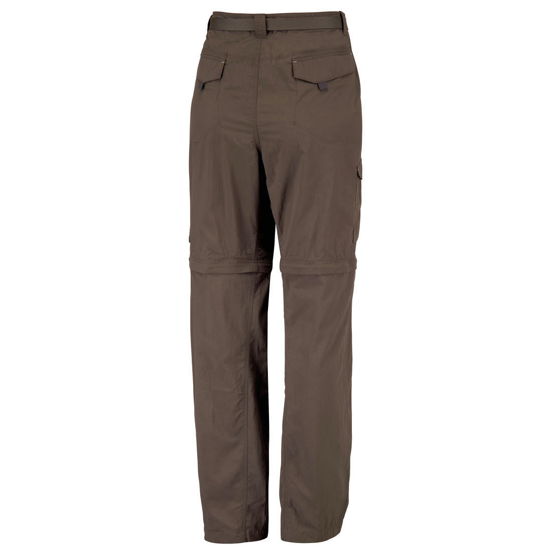 Columbia Men Brown Silver Ridge Convertible Pants Offering Sun Protection