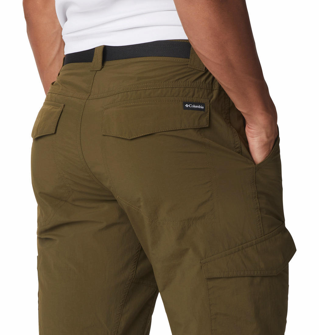 Columbia Men’s Green Silver Ridge Cargo Pant with Sun Protection