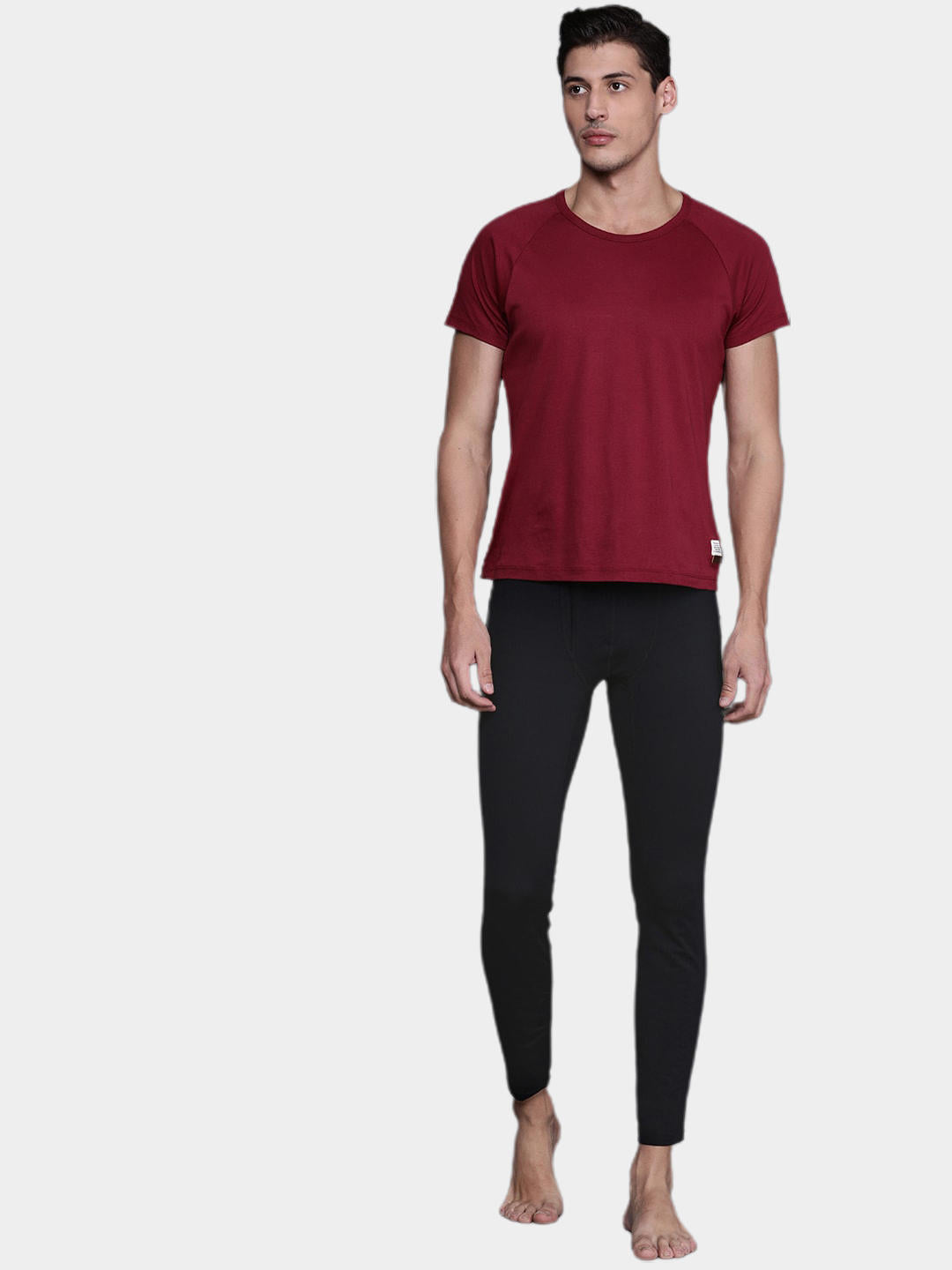 Columbia Men Black Midweight Stretch Tight (Non Returnable)