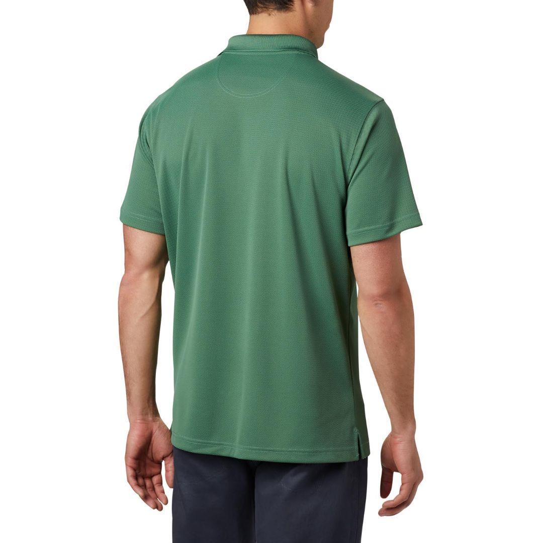 Columbia Men Green Utilizer Polo (Sun Protection)