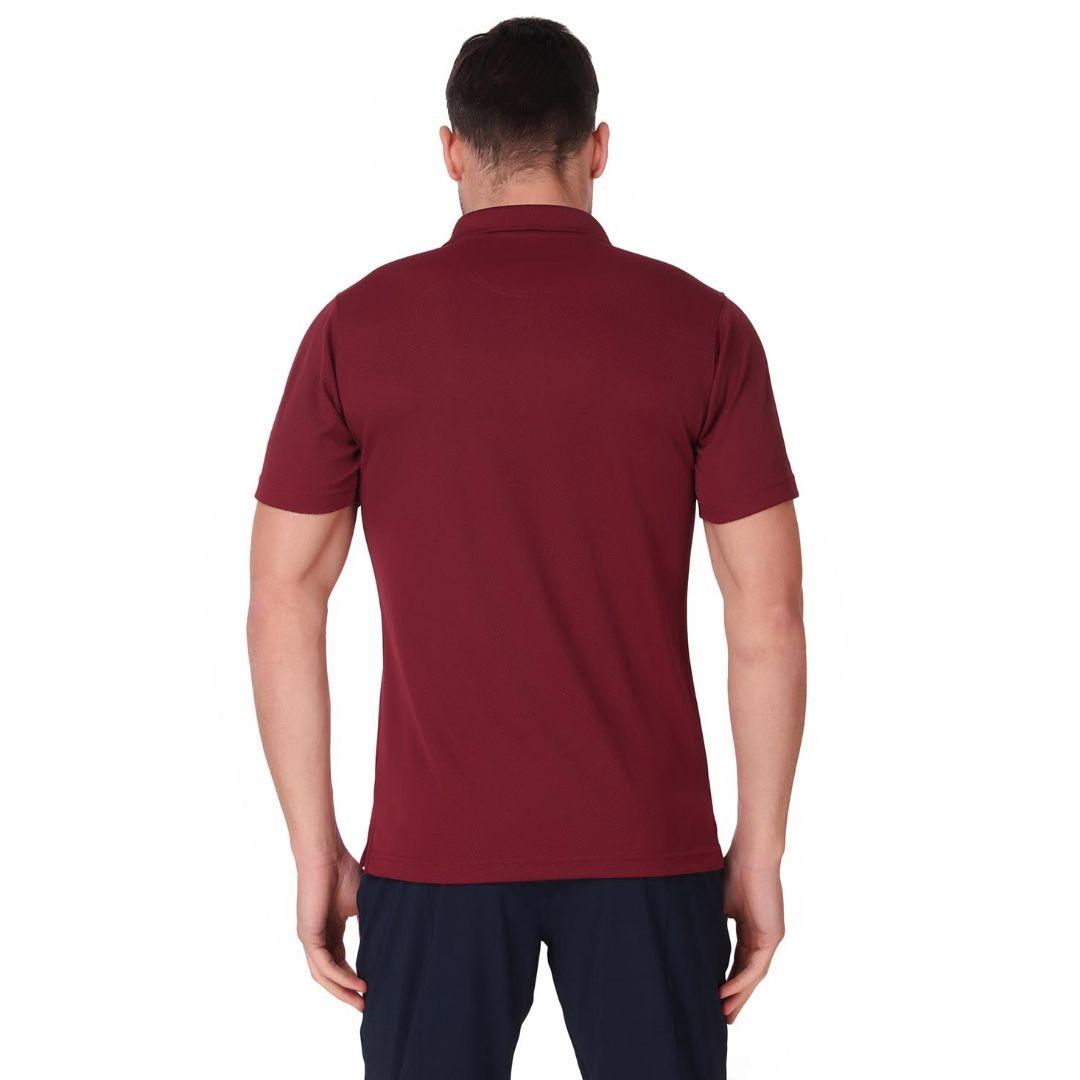 Columbia Men’s Red Utilizer Polo with UPF 30 Sun Protection
