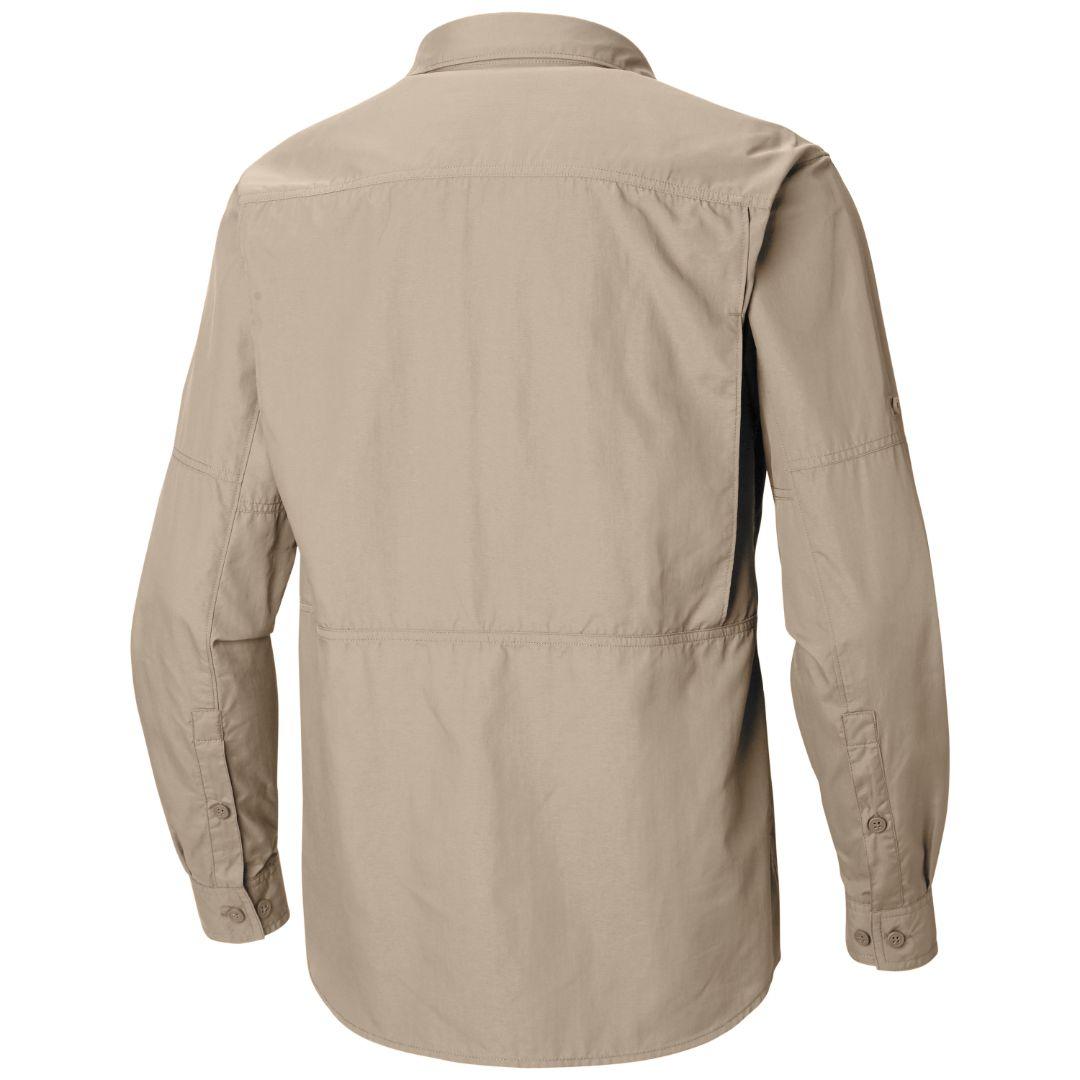 Columbia Men's Brown Silver Ridge 2.0 Long Sleeve Sun Protection Shirt