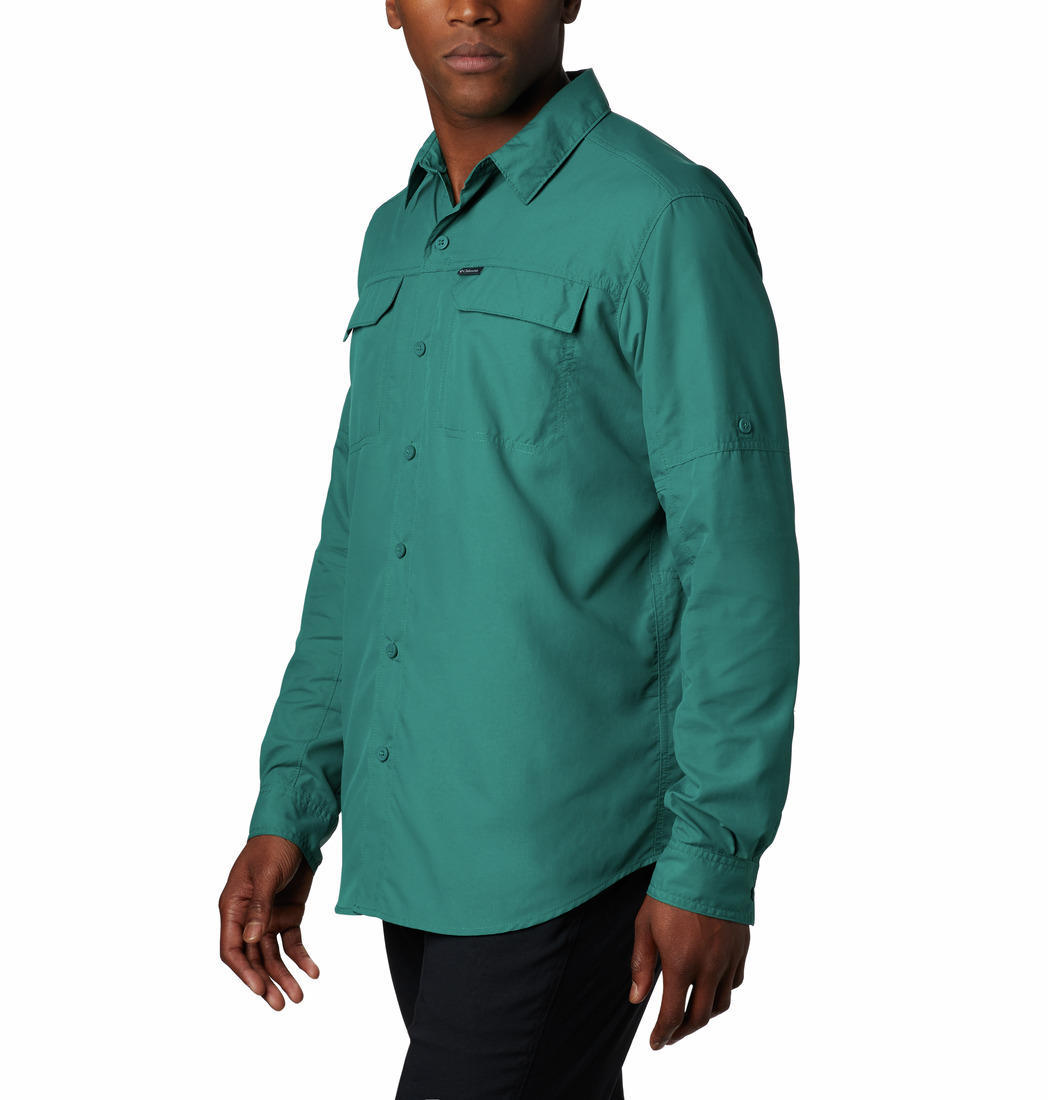 Columbia Men's Blue Silver Ridge 2.0 Long Sleeve Sun Protection Shirt