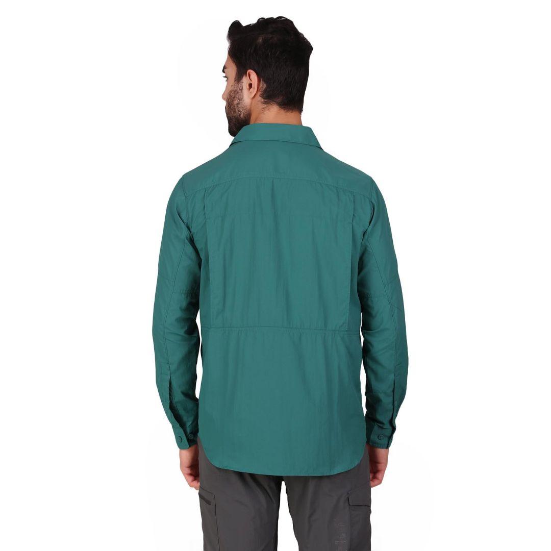 Columbia Men's Blue Silver Ridge 2.0 Long Sleeve Sun Protection Shirt