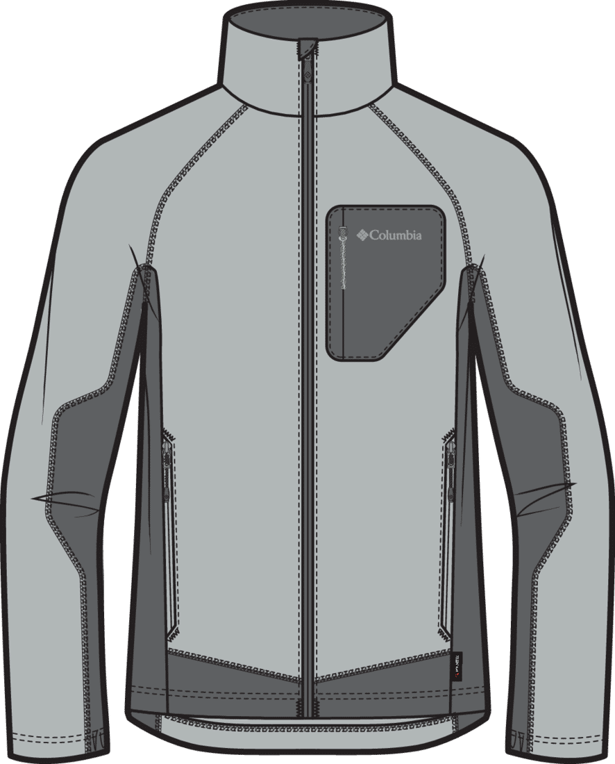 Columbia Men Black Polartec 200 M Polar Powder Fleece Jacket