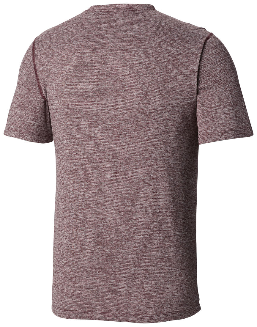 Columbia Men’s Red Omni-Wick Deschutes Runner Short Sleeve Shirt