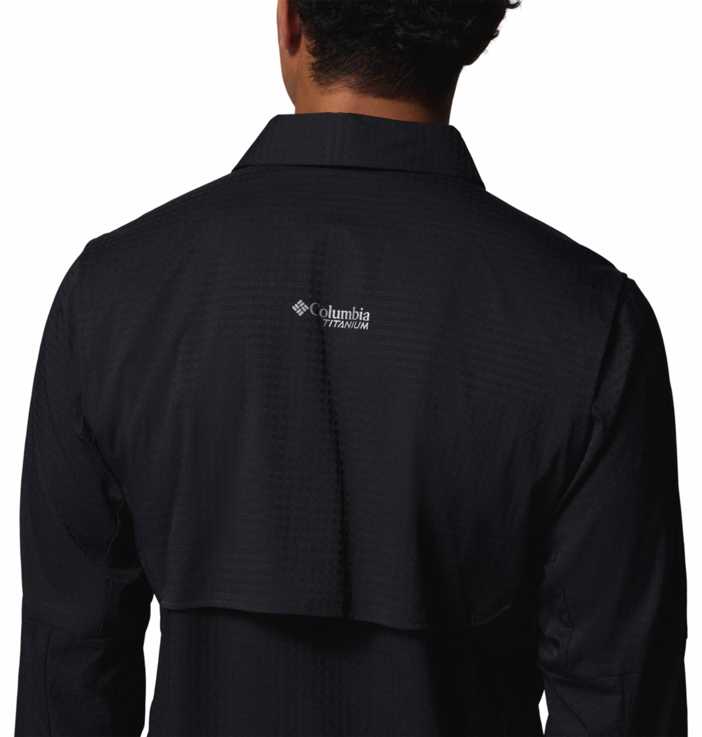 Columbia Men's Black Omni-Freeze Ridge Ascent Long Sleeve Shirt