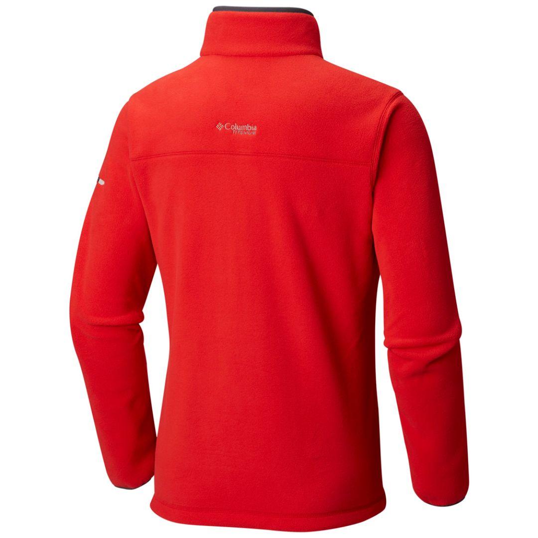Columbia Men Pink Titan Pass 2.0 Fleece Jacket