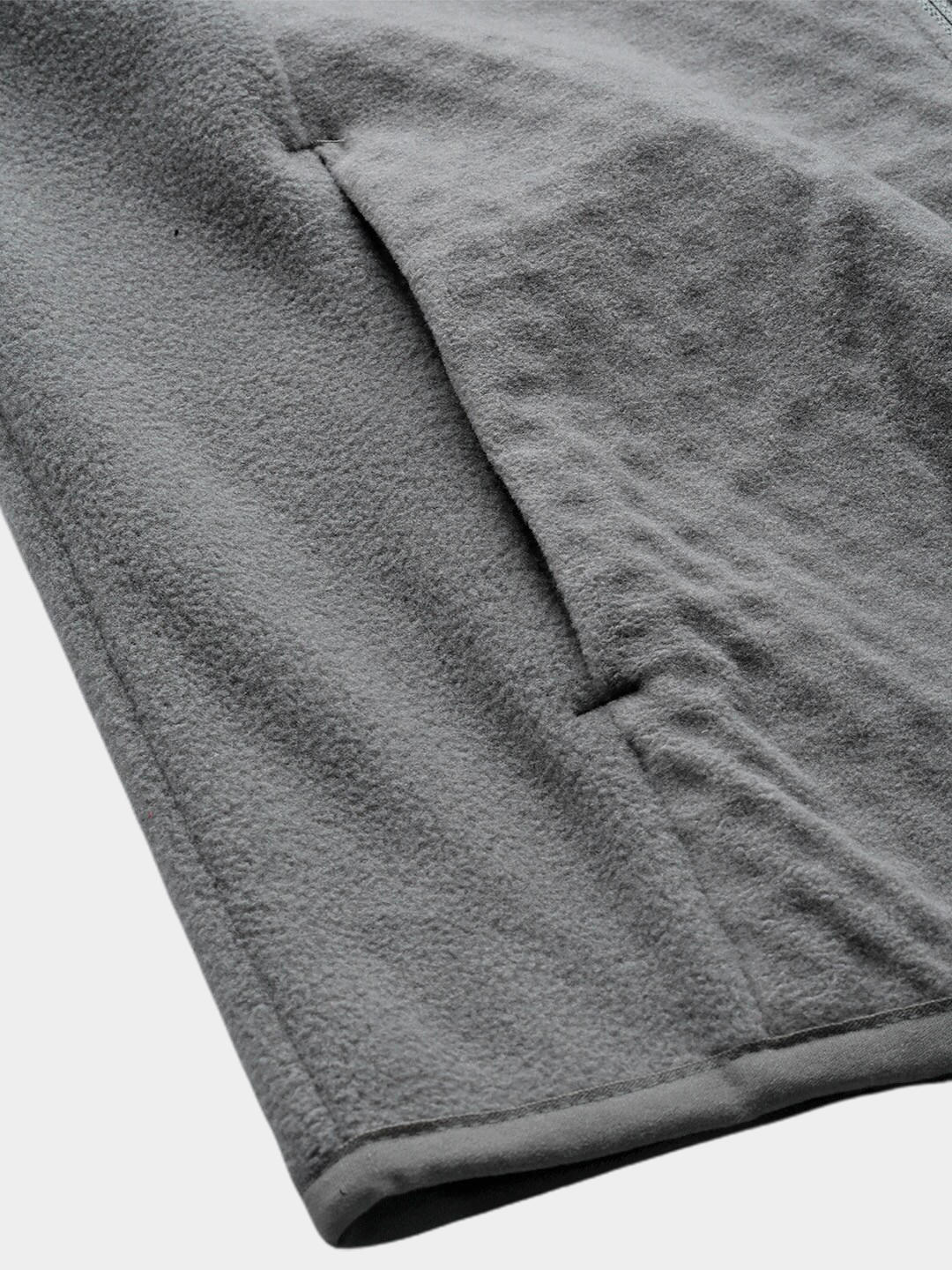 A Women Wearing Columbia Women Grey W Outdoor Tracks Full Zip