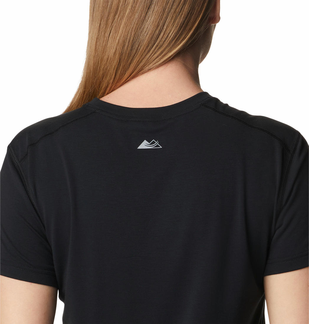 Columbia Women’s Black Omni-Wick Endless Trail Running Tech T-Shirt