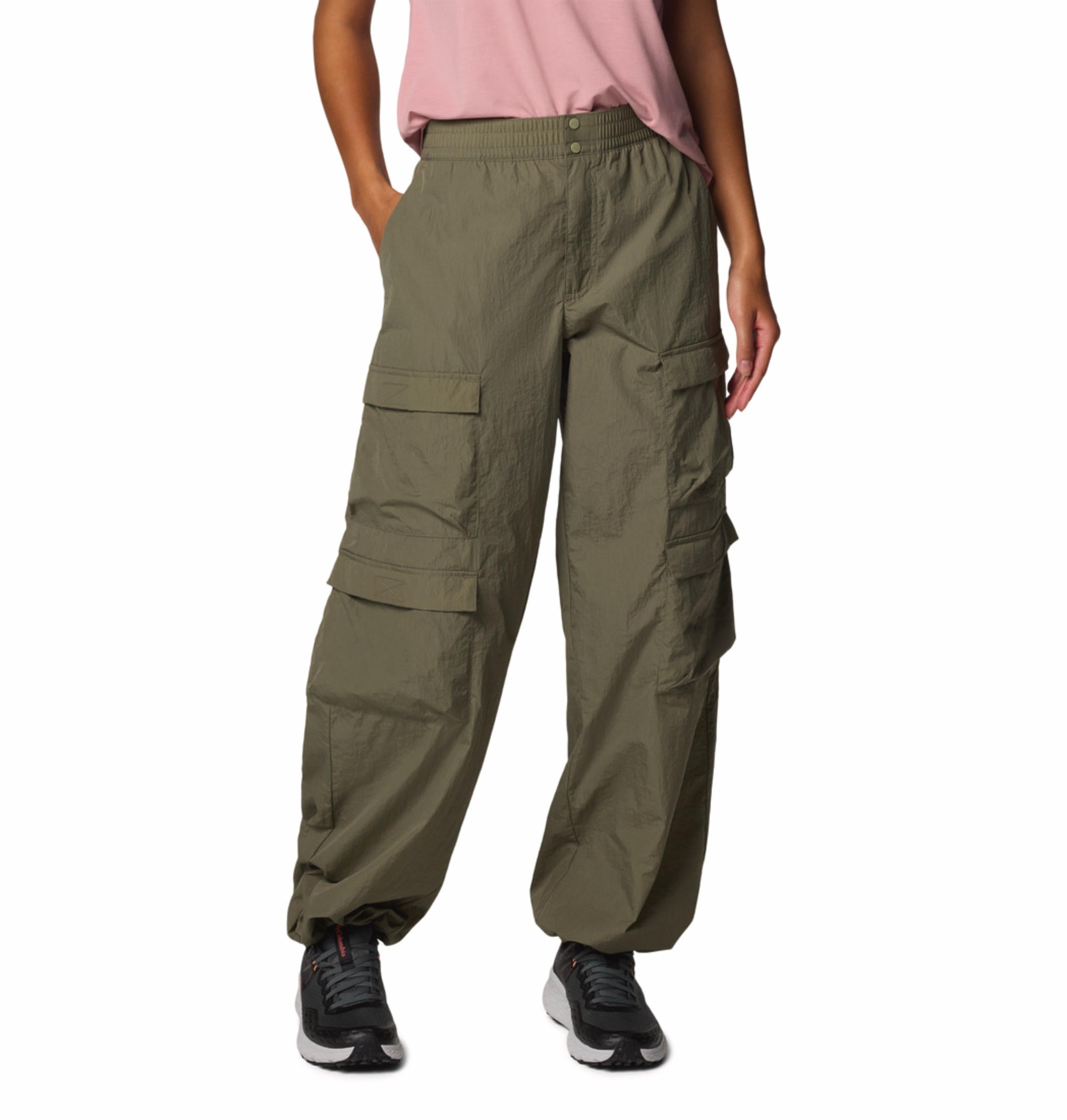 Columbia Women Green Elevated View Parachute Pant – Adventuras India
