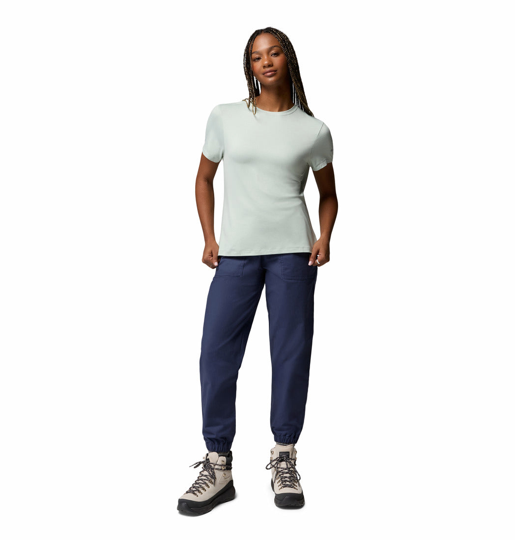 Columbia Women Green Omni-Shade Parsons Point Tshirt