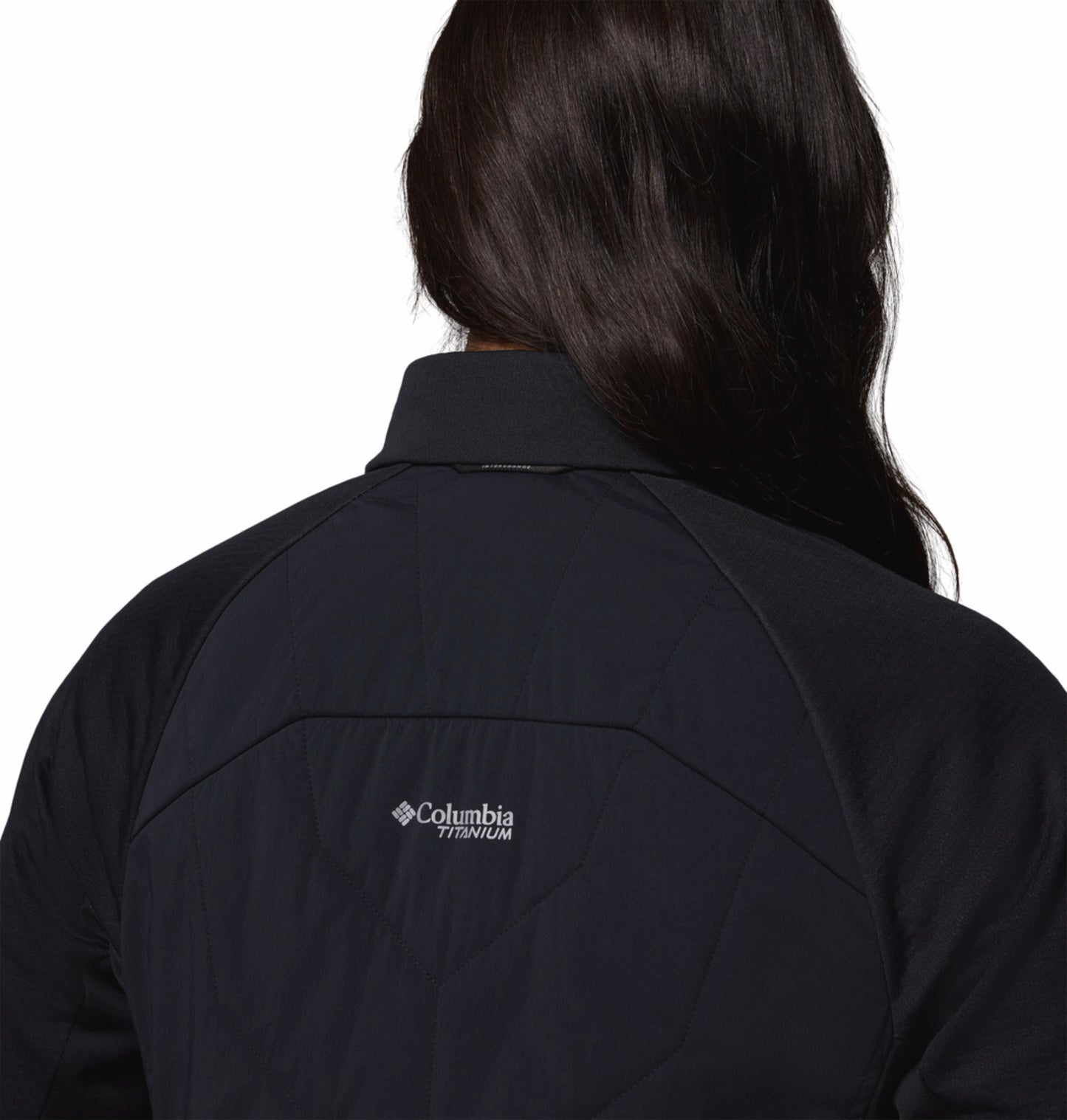 Columbia Women Black Omni-Heat Arctic Hybrid Fleece Jacket