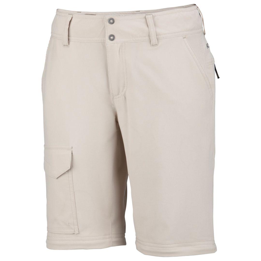 Columbia Women Beige Omni-Wick Silver Ridge Convertible Pant