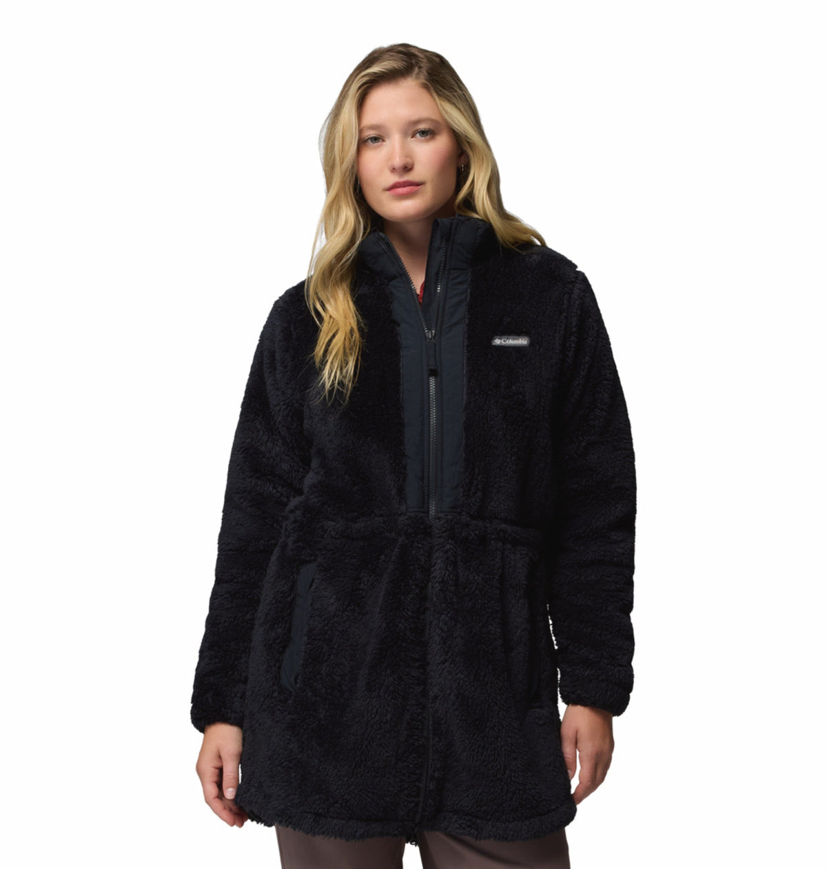 women black boundless discovery fleece jacket