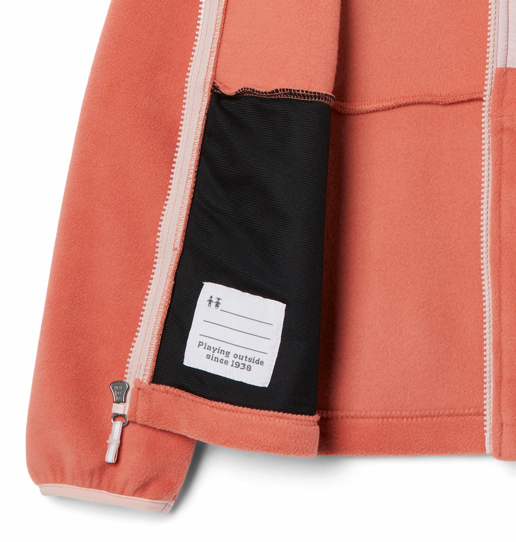 Columbia Kids Unisex Orange Fast Trek III Fleece Full Zip