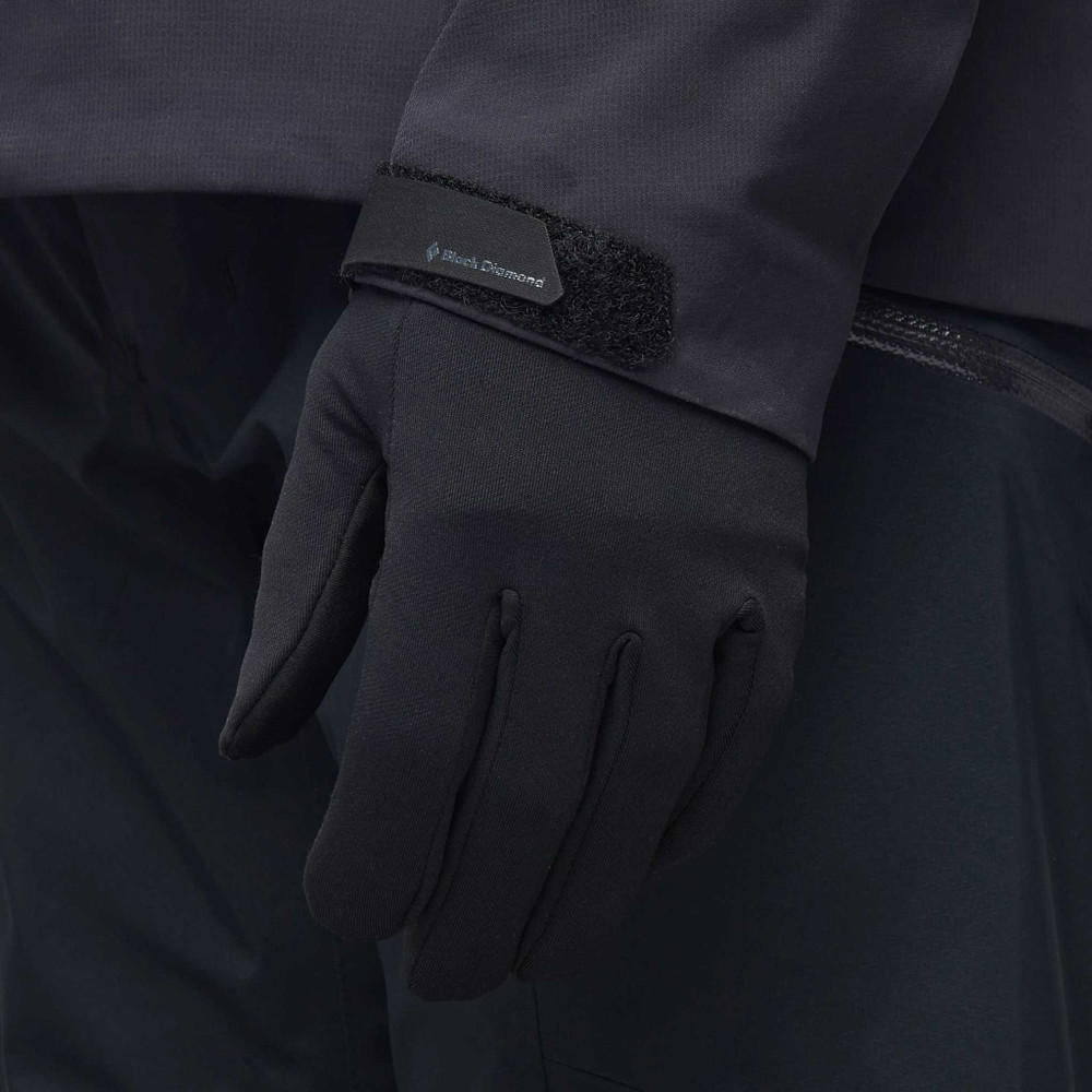 Black Diamond Unisex Black Lightweight Screentap Gloves