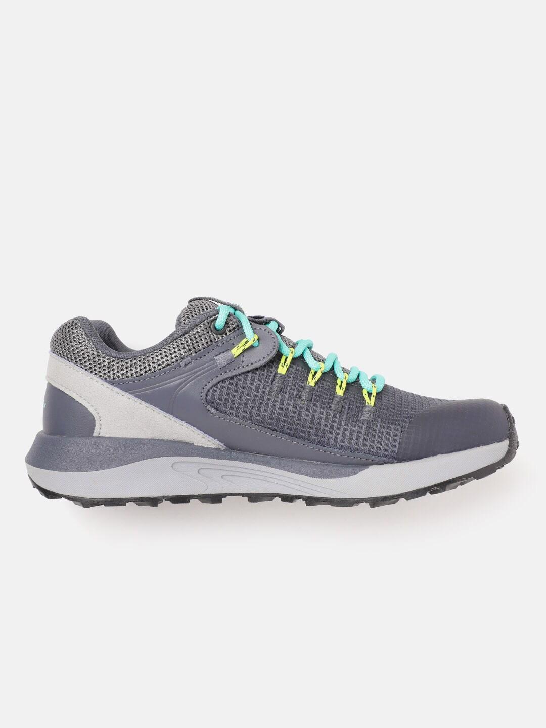 A Women Wearing Columbia Women Grey TRAILSTORM WATERPROOF