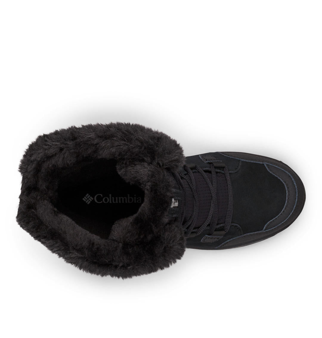 A Women Wearing Columbia Women Black ICE MAIDEN II