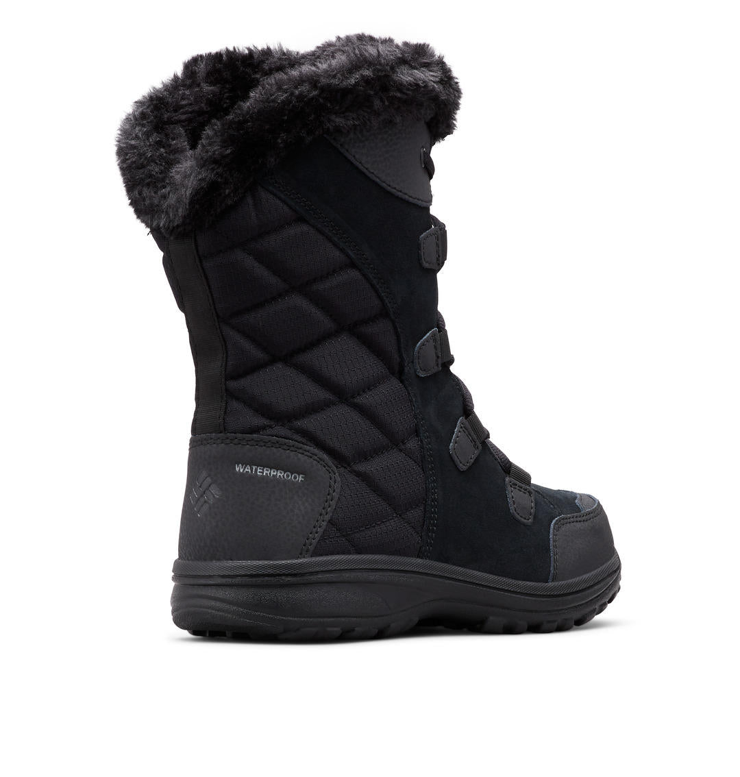 A Women Wearing Columbia Women Black ICE MAIDEN II
