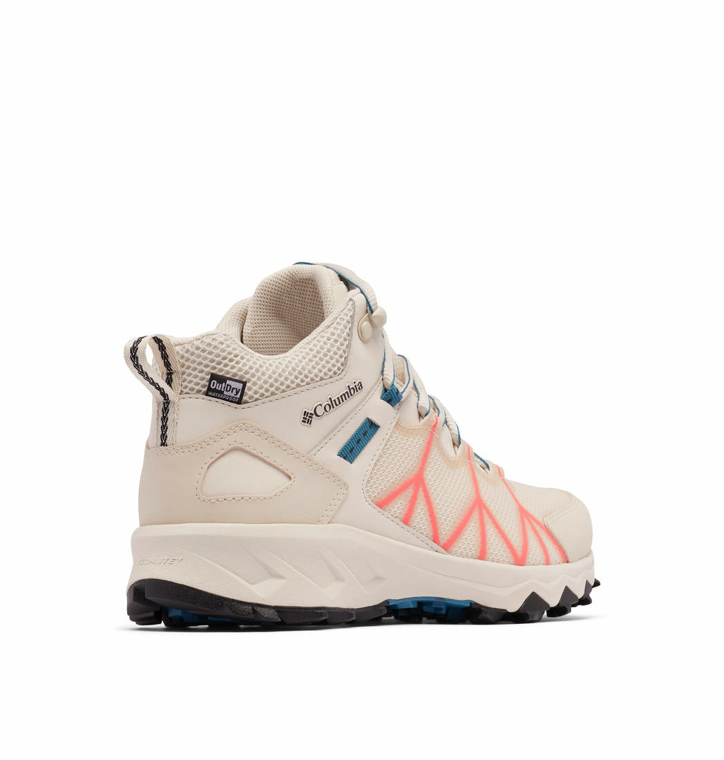 Columbia Women’s White Peakfreak II Mid OutDry Lightweight Waterproof Hiking Shoes