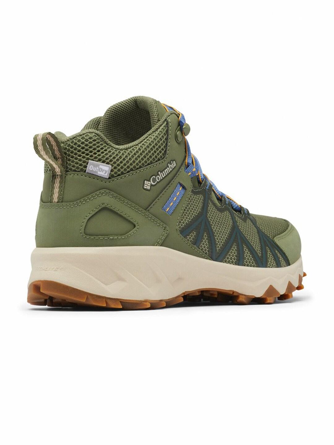Columbia Women's Green OutDry Peakfreak II Mid Waterproof Hiking Shoes