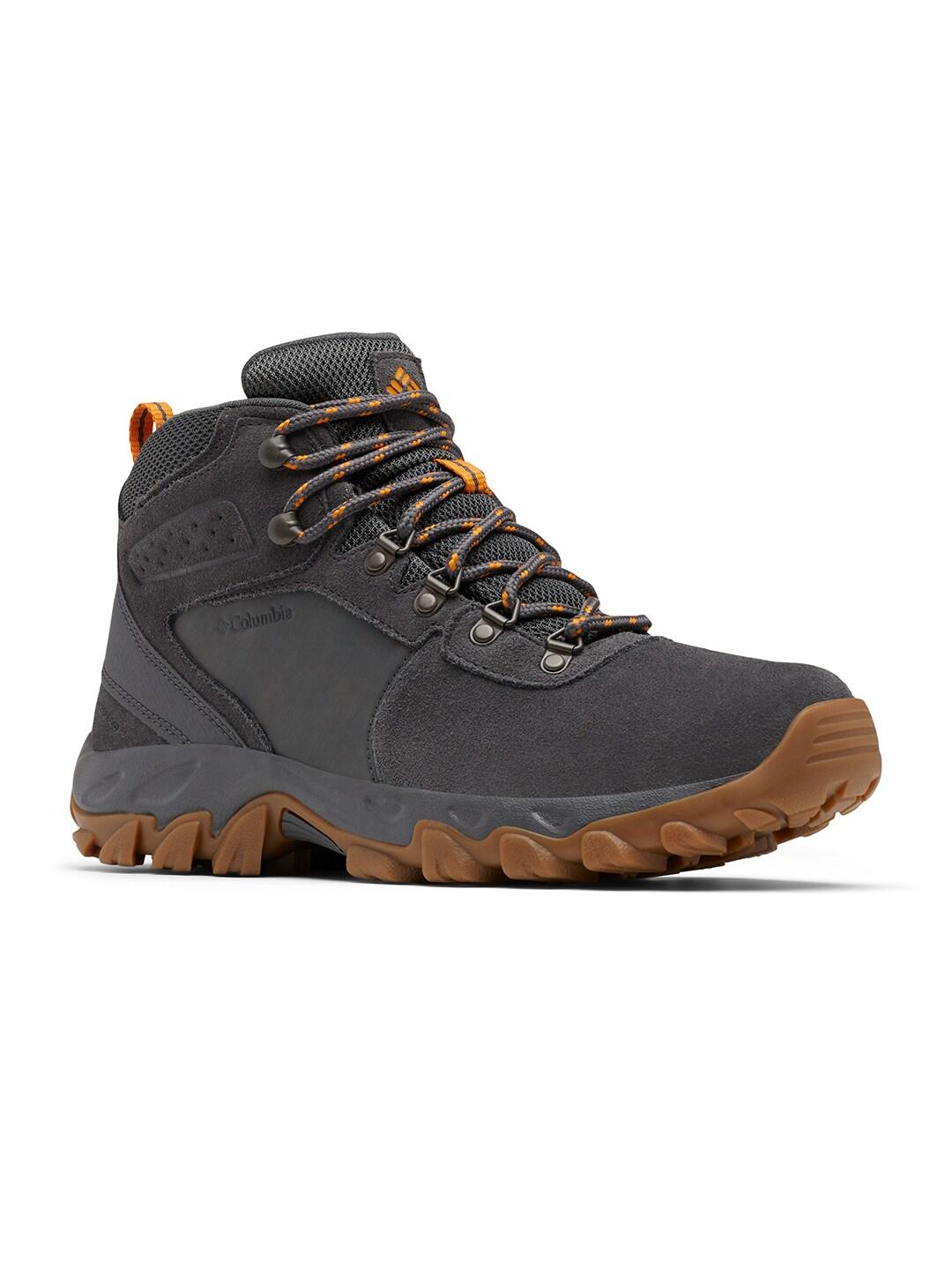 Columbia Men Grey NEWTON RIDGE PLUS II SUEDE WP