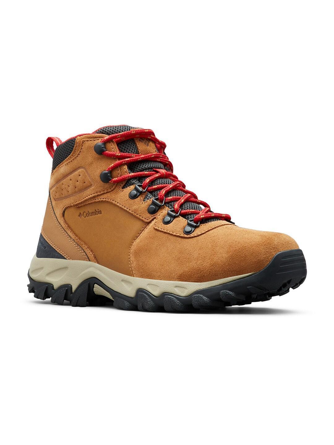 Columbia Men Brown NEWTON RIDGE PLUS II SUEDE WP