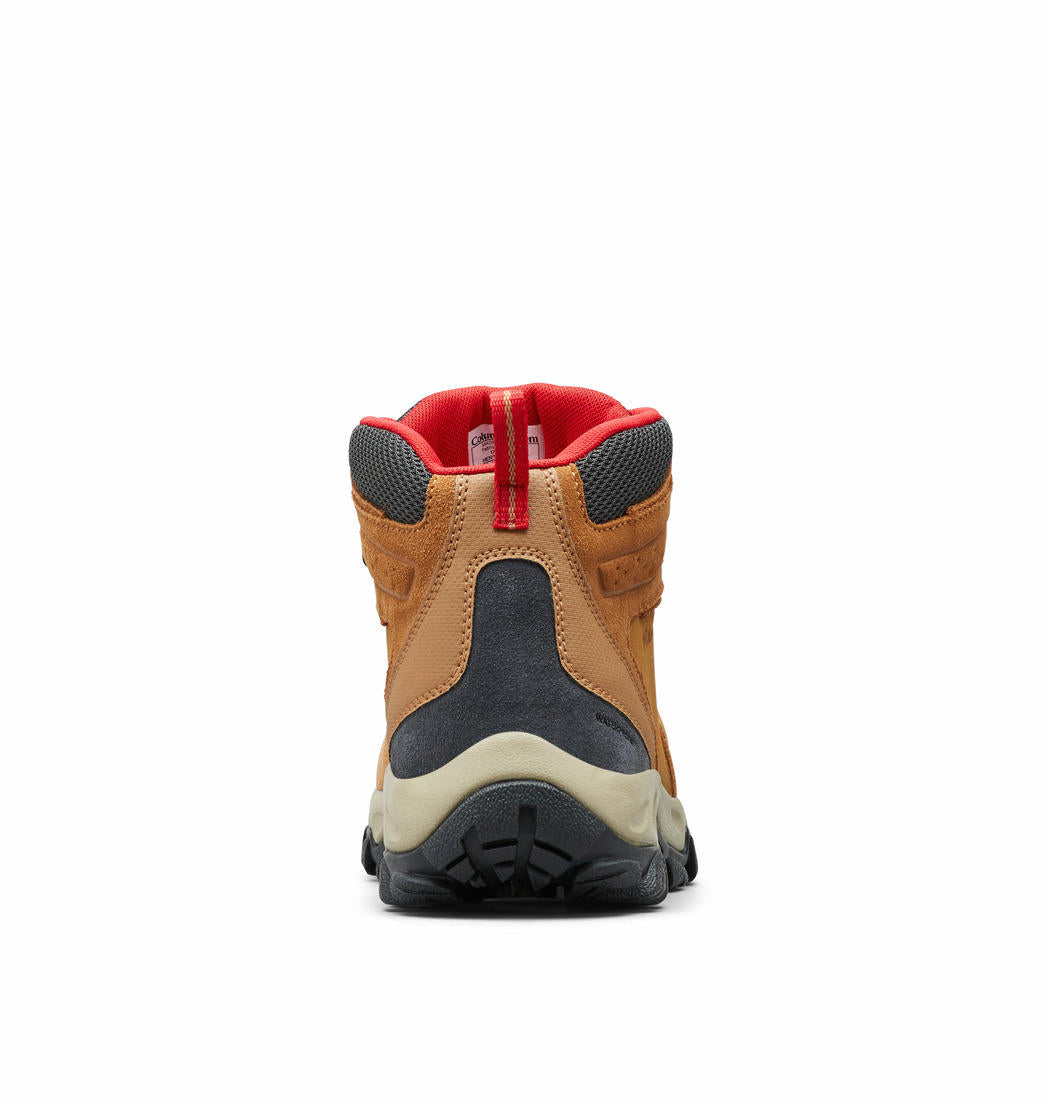 A Men Wearing Columbia Men Brown NEWTON RIDGE PLUS II SUEDE WP