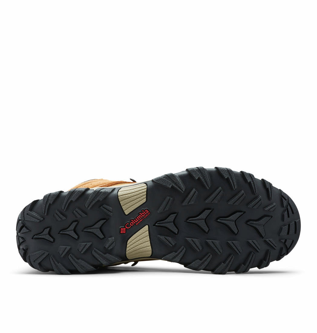 A Men Wearing Columbia Men Brown NEWTON RIDGE PLUS II SUEDE WP