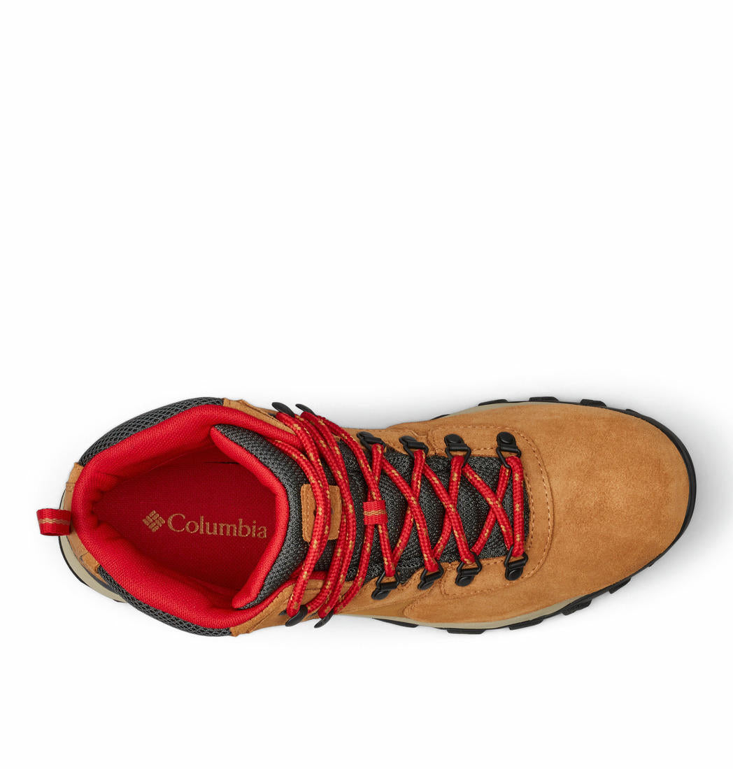 A Men Wearing Columbia Men Brown NEWTON RIDGE PLUS II SUEDE WP