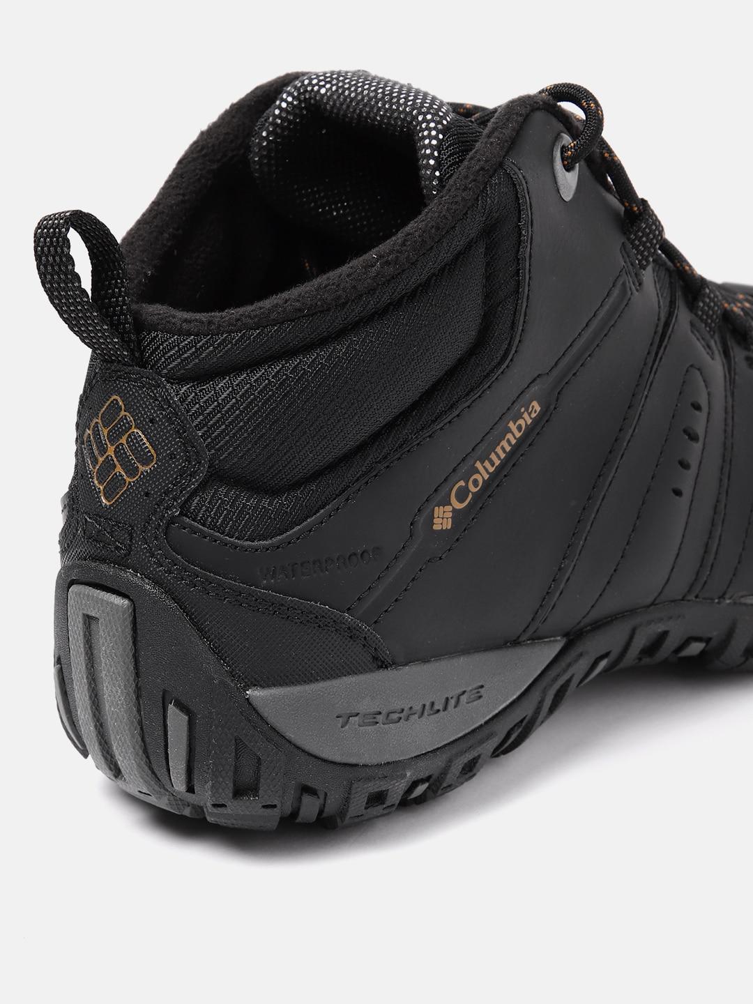 Columbia Men Black Omni-Heat Reflective Woodburn II Chukka Shoes