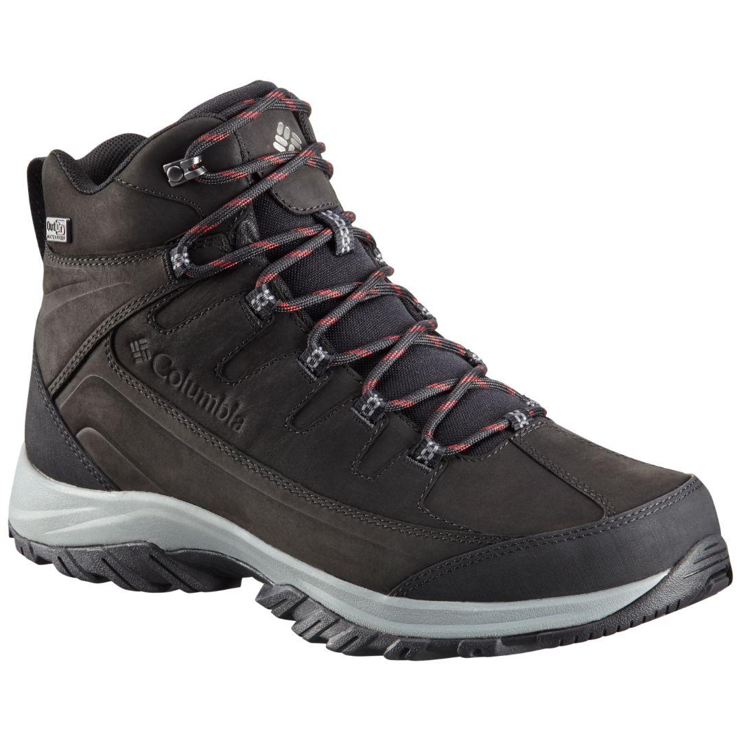 A Men Wearing Columbia Men Black TERREBONNE II MID OUTDRY