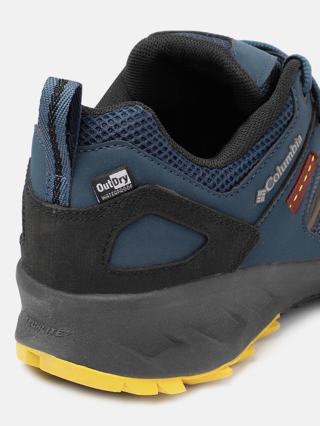 Columbia Men’s Blue OutDry Peakfreak II Low Waterproof Hiking Shoes