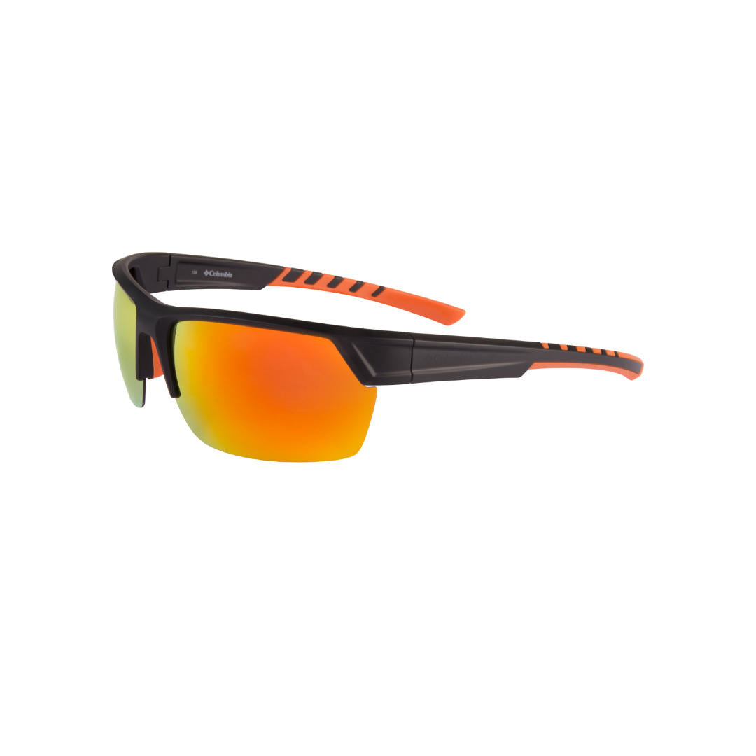 Columbia Unisex Black Polarized Peak Racer Sunglasses
