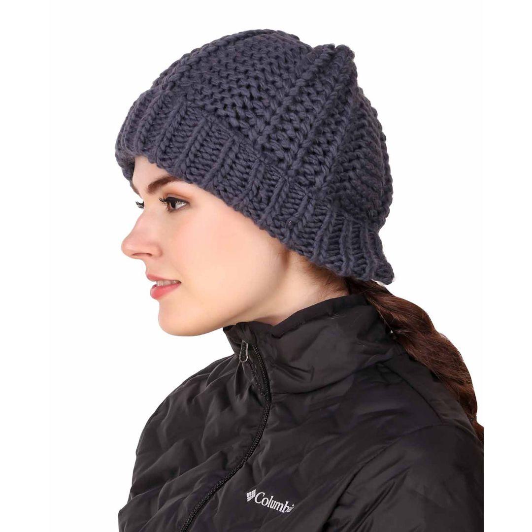 Columbia Women Navy Blue Hideaway Haven Slouchy Beanie