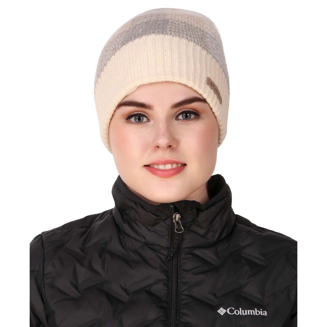 Columbia Women White Permafrost Plush Beanie II