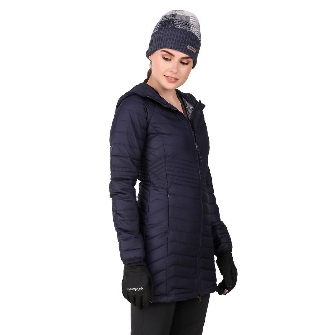 Columbia Women Blue Permafrost Plush Beanie II