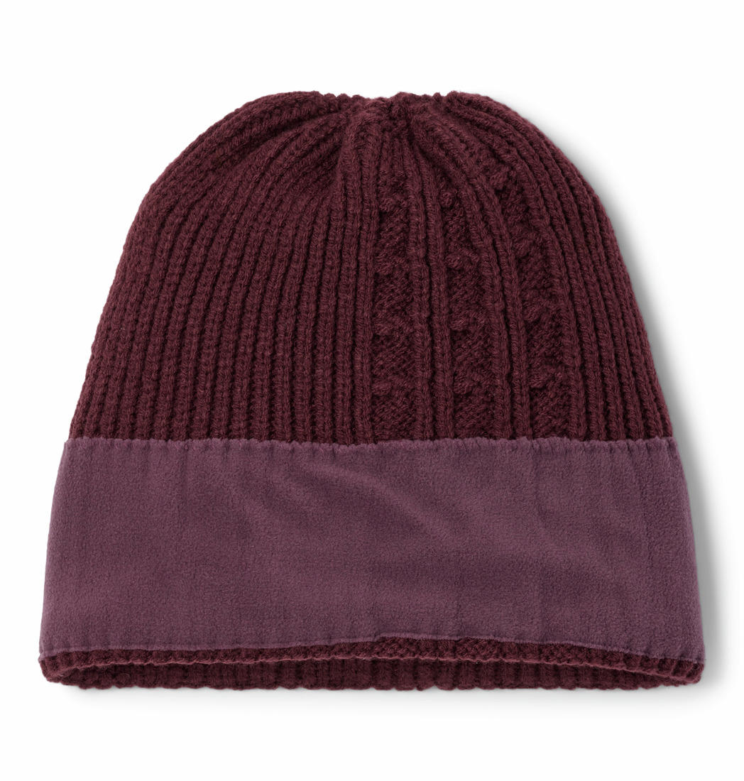 Columbia Women Red Agate Pass Cable Knit Beanie