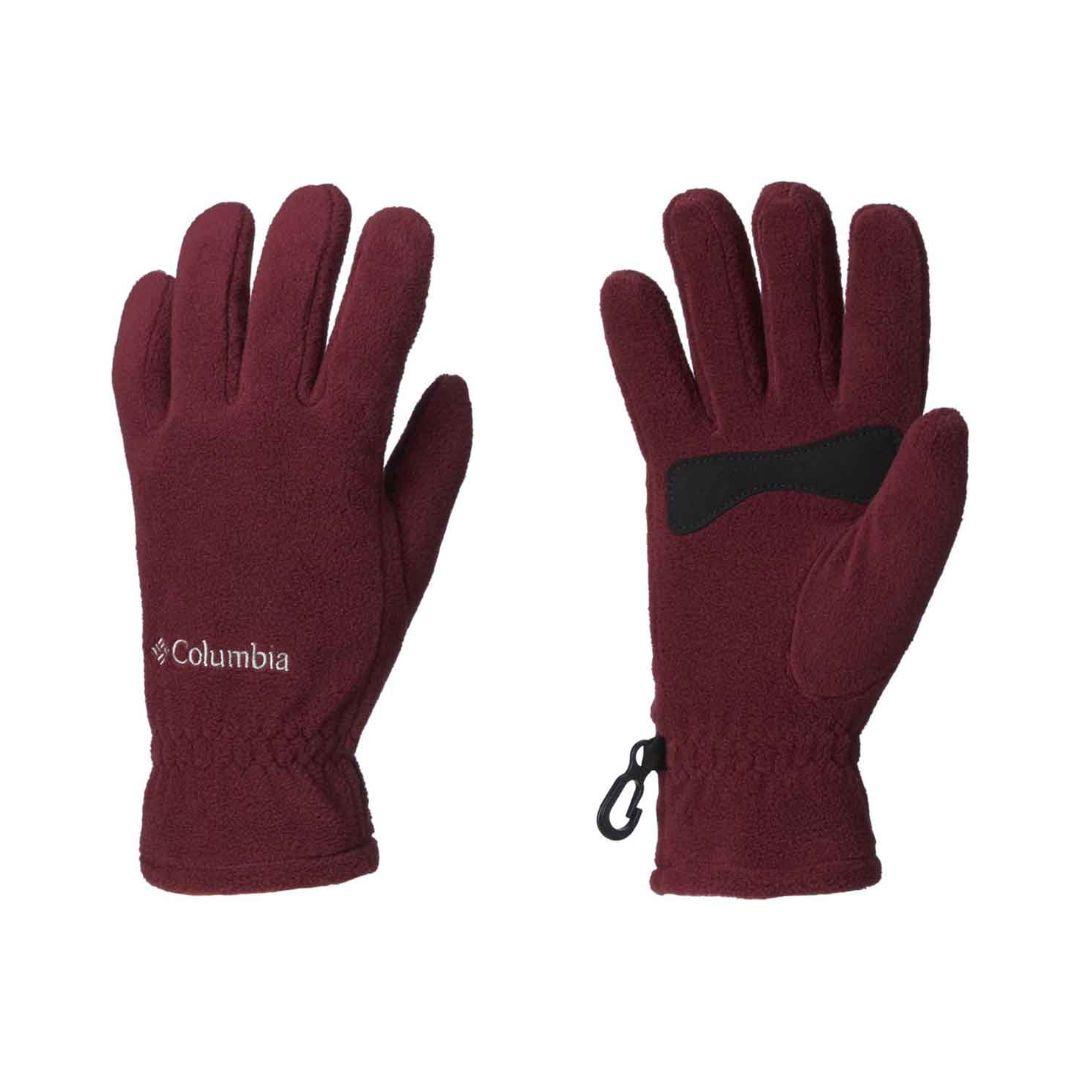 Columbia Women Red W Fast Trek Gloves