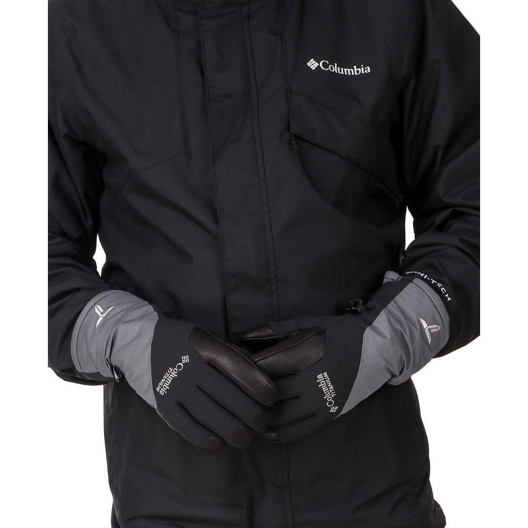 Columbia Men Black M Powder Keg II Gloves