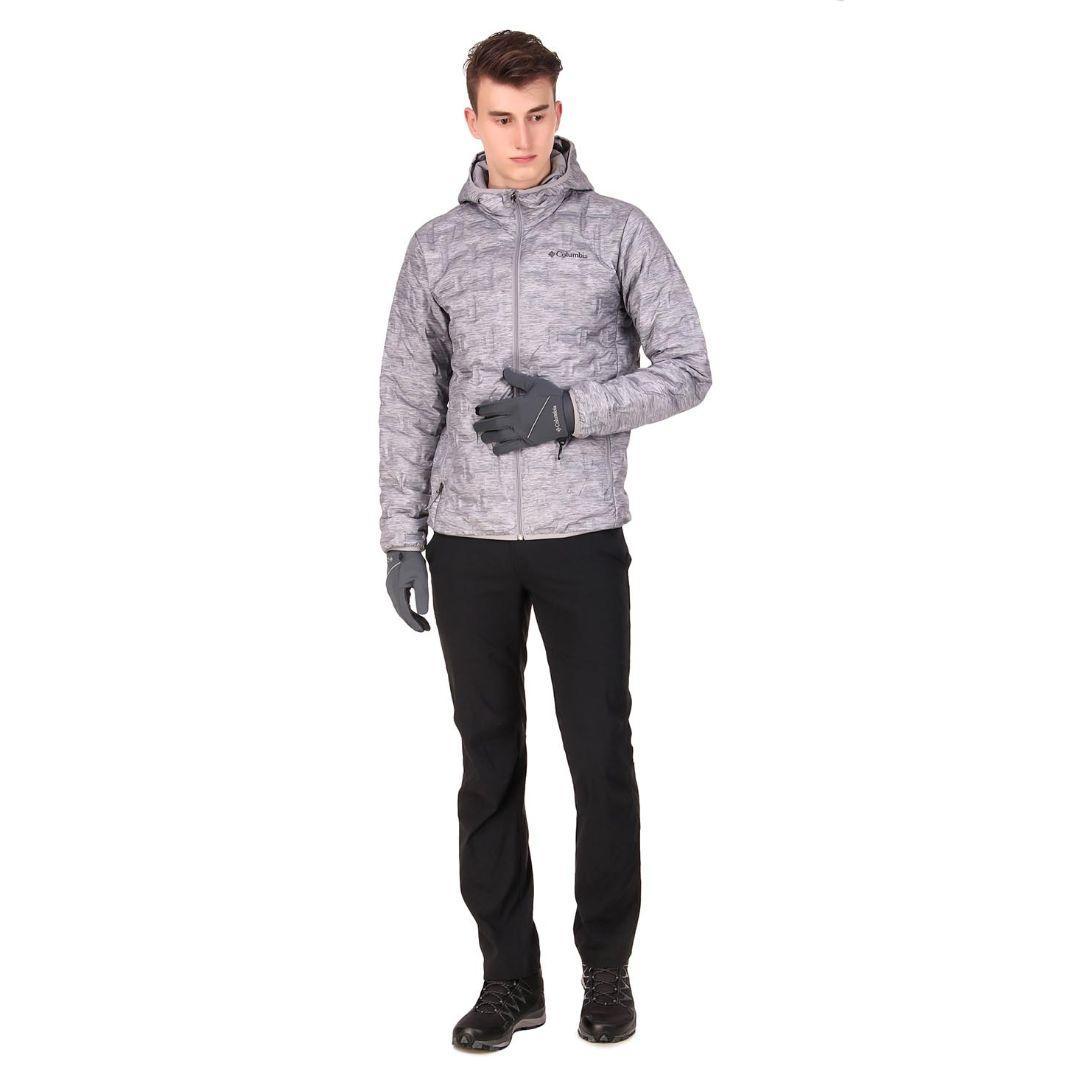 Columbia Men Grey M Trail Summit Running Gloves