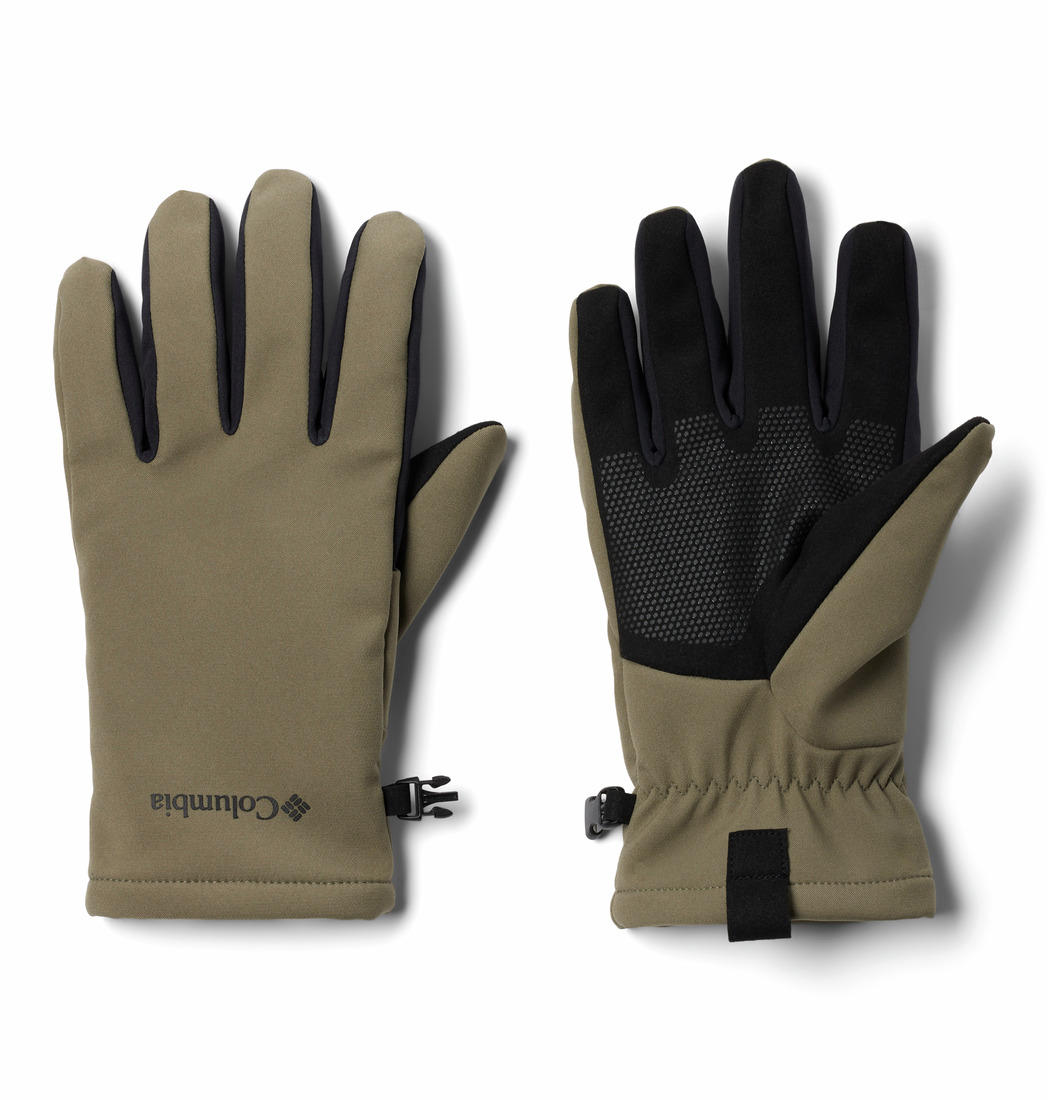 Columbia Men Green Omni-Shield M Ascender III Softshell Gloves