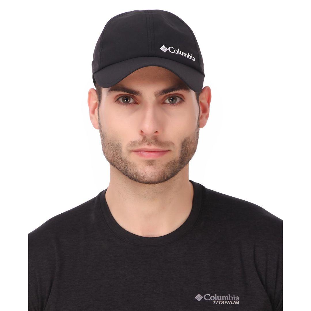 Columbia Unisex Black Silver Ridge III Ball Cap (Sun Protection)